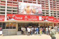 Rakshaka Bhatudu Team at Sapthagiri Theatre RTC X Roads